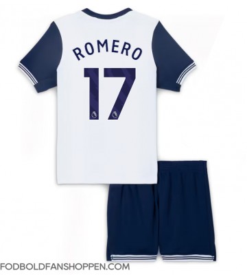 Tottenham Hotspur Cristian Romero #17 Hjemmebanetrøje Børn 2024-25 Kortærmet (+ Korte bukser)